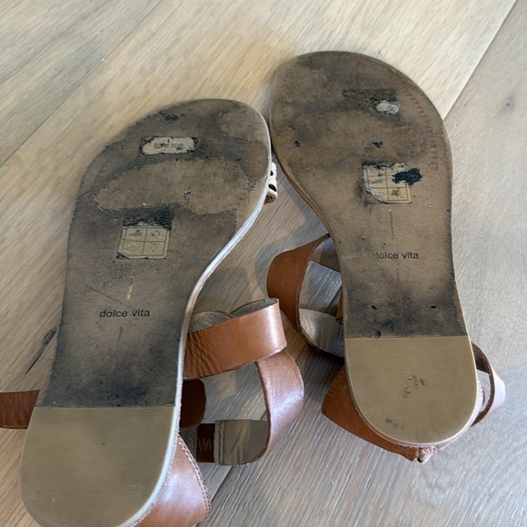 Dolce Vita sandals zip up back side buckle sz 6 Anthropologie - Picture 7 of 7